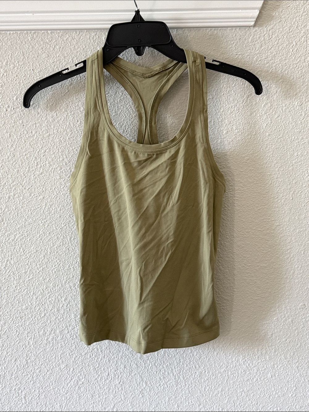Olive Green Racerback Tank Top - Women's Active Layer